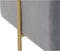 Voetensteun DKD Home Decor Roze Fluweel Gouden Metaal Polyester (42 x 42 x 45 cm)