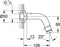 GROHE Universal - Wandgemonteerde Fonteinkraan - 1/2'' - korte uitloop 185 mm - chroom - (20205000)