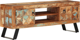 vidaXL - Tv-meubel - 112x30x45 - cm - massief - gerecycled - hout