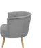 ODENZEN - Fauteuil - Grijs - Polyester