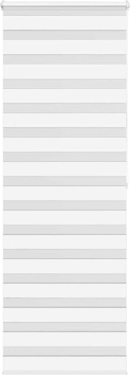 vidaXL - Zebra - rolgordijn - 70x200 - cm - stofbreedte - 65,9 - cm - polyester - wit