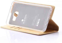 Samsung Galaxy A5 (2016) - Flip Wallet Case - 3 pasjes - Goud
