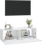 vidaXL - Tv-meubels - 2 - st - wandgemonteerd - 100x30x30 - cm - hout - hoogglans - wit
