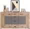 Furnilux Freno - Dressoir - Praktische indeling - Grijs Eiken 40x160x90cm