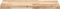 vidaXL - Wastafelblad - 60x40x4 - cm - onbehandeld - massief - acaciahout