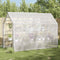 vidaXL - Plantenafdekking - met - zeilringen - 3x6 - m - polyethyleen