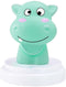 Alecto SILLY HIPPO - LED Nachtlampje - Automatisch uitschakelen na 30 min - Blauw