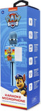 Paw Patrol Pawfect - draadloze karaoke microfoon - bluetooth 5.3 - stemopname - +/- 24cm x 7cm x 2.8cm