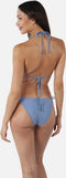 Barts Kelli Triangle - Dames Bikinitopje - Gevoerd met uitneembare pads - Blauw