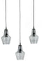 Orion Glass 3 lampes Cluster suspension