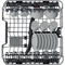 Whirlpool W0ID751AX - Inbouw vaatwasser 60cm - 10 programma's 14 couverts 41 dB(A) RVS