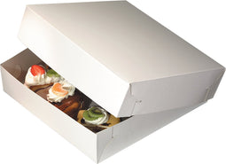 Zwanenhals/ verzenddoos | karton | 28x28x9cm | duplex | wit | 100 stuks