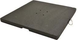 Zware parasolvoet / Granietplaat 90 kilo zwart | 4 gaten afstand diagonaal 16 cm