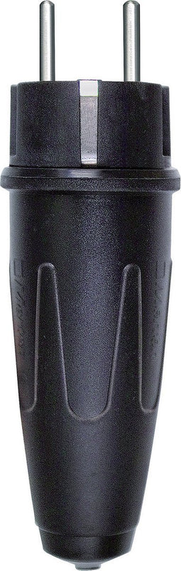 Zware stevige rubberen Schukostekker 16A 250V - 123551 - E3PX8