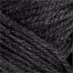 Zwart acryl garen 80 meter