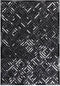 Zwart vloerkleed - 160x230 cm - - Modern