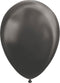 Zwarte ballonnen metallic | 10 stuks (multi)