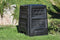 Zwarte bio composter 340L | Kompostvat | Compostbak | Compost ton voor de tuin
