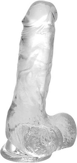 Zwarte Dildo S Pleasures Transparant (Ø 3,6 cm)