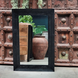 Zwarte Vierkante Spiegel