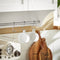 SoBuy BZR84-W - Badkamerkast - 2 Planken & Deuren - Wit