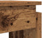 vidaXL - Wandtafel - 80x30x102 - cm - bewerkt - hout - oud - houtkleurig
