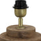 Light & Living Tafellamp Racco - Mangohout - 60cm - Bruin - excl. kap