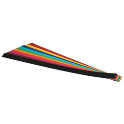 Folia - Folia vlechtstroken 50 x 1,5 cm, pak van 200 stuks in geassorteerde kleuren