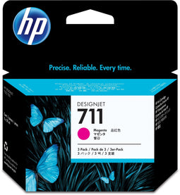 HP 711 - Inktcartridges - 29 ml - Magenta (3-pack)