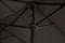 LIFA GARDEN - Dubbele Parasol - Waterdicht met Hoes - Antraciet 450 x 270 cm