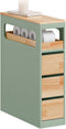 SoBuy BZR54-II-GR - Badkamerrek - 3 Lades - Groen 65x24x82cm