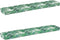 vidaXL - Ligbedkussens - voor - Bank - 2 - stuks - Bladpatroon - 200x40x8 - cm - Oxford - Stof