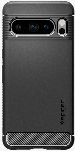 Spigen Rugged Armor - Soft case - TPU - Militaire standaard - Zwart