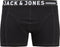 JACK&JONES PLUS JACSENSE TRUNKS - Boxershorts - 3-pack - Zwart (3-pack)