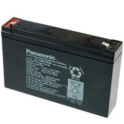 Panasonic BT-6M7.0AC - Loodaccu - 6V 7200mAh - Faston 4.8mm connector