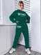 Zwear Casual Tekst Dames tweedelige outfits Koord Zak - maat L