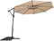 Zweefparasol Gemini - ecru doorsnee 3 mtr
