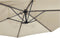 Zweefparasol Gemini - ecru doorsnee 3 mtr