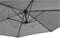Zweefparasol Gemini - grijs - Diameter: 3m