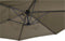 Zweefparasol Gemini Taupe 3 meter doorsnee 53014