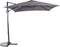 Zweefparasol Libra Grijs 250 x 250 cm - inclusief kruisvoet & hoes