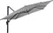 Zweefparasol Libra Grijs 250 x 250 cm - inclusief kruisvoet & hoes