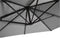 Zweefparasol Libra Grijs 250 x 250 cm - inclusief kruisvoet & hoes