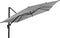 Zweefparasol Libra Grijs 250 x 250 cm - inclusief kruisvoet & hoes