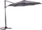 Zweefparasol Libra Grijs Ø300 cm - inclusief kruisvoet & hoes