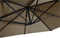 Zweefparasol Libra Taupe 250 x 250 cm - inclusief kruisvoet & hoes
