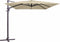 Zweefparasol monaco flex iii 300x300 cm polyester ecru grade 6 zonw...