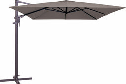 Zweefparasol monaco flex iii 300x300 cm polyester taupe grade 6 zon...
