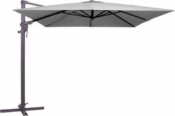 Zweefparasol monaco flex iii 3x3 m polyester light grey grade6 zonw...