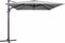 Zweefparasol monaco flex iii 3x3 m polyester light grey grade6 zonw...